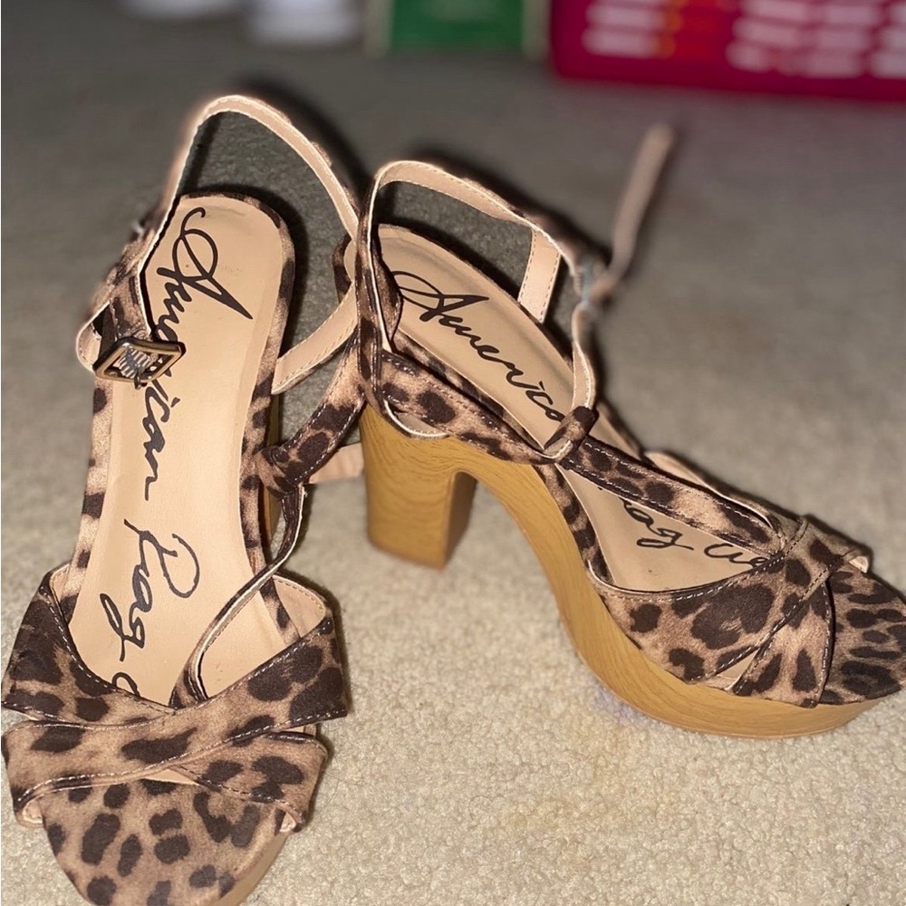 American Rag Leopard Print Women's Sandals